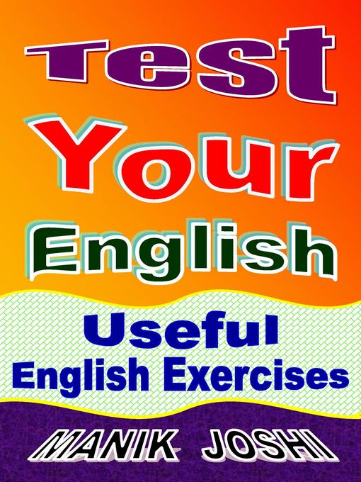 Title details for Test Your English by Manik Joshi - Available